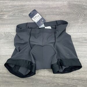 Nike Cycling Shorts Womens XL Charcoal Padded Compression Nylon Spandex Biker
